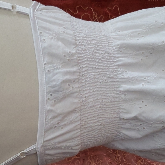 Le Chateau babydoll dress size S white lined - Picture 5 of 8